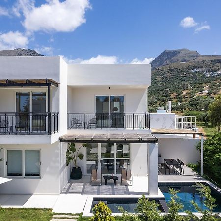 Modern Villa Casa Filo Verde With Private Pool & Bbq,200M From The Beach Plakias Exterior foto