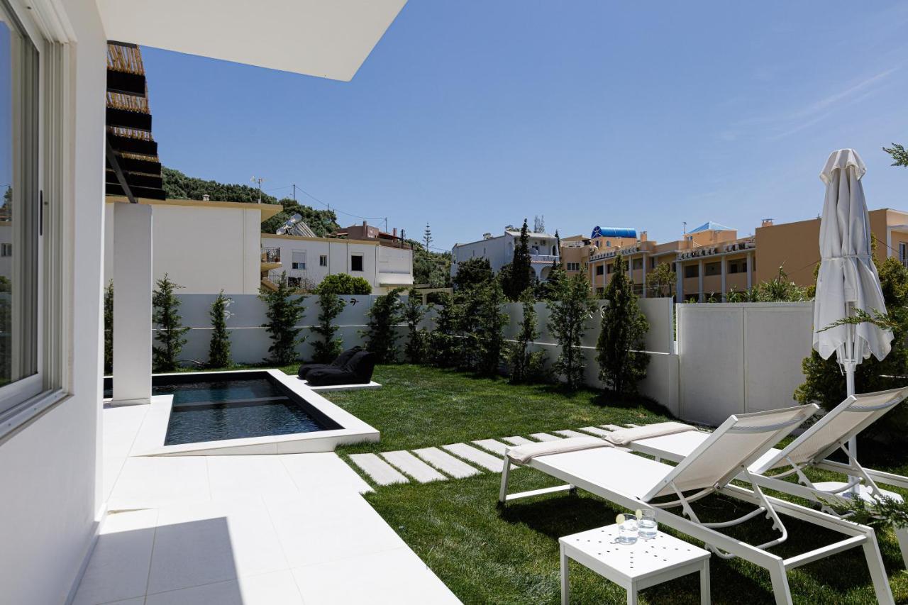 Modern Villa Casa Filo Verde With Private Pool & Bbq,200M From The Beach Plakias Exterior foto