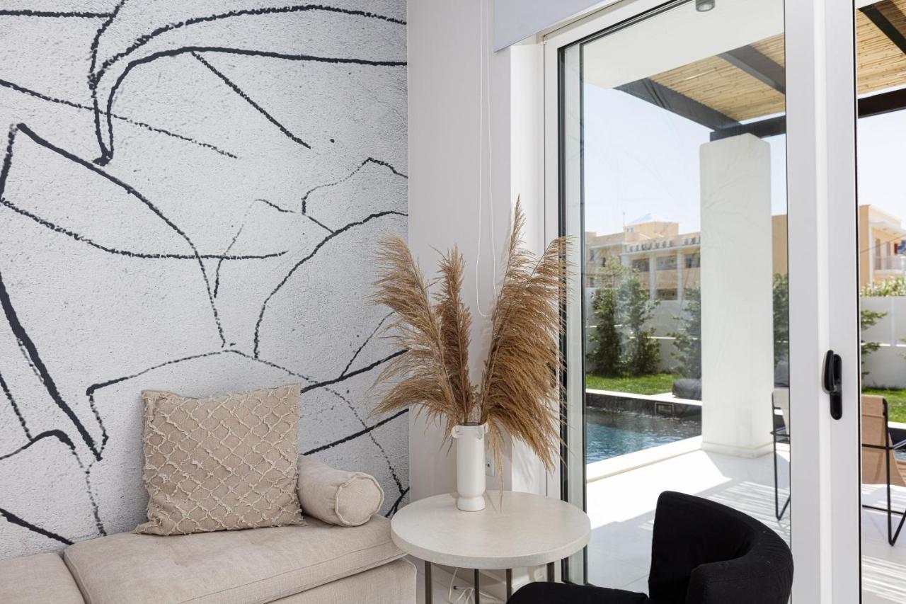 Modern Villa Casa Filo Verde With Private Pool & Bbq,200M From The Beach Plakias Exterior foto