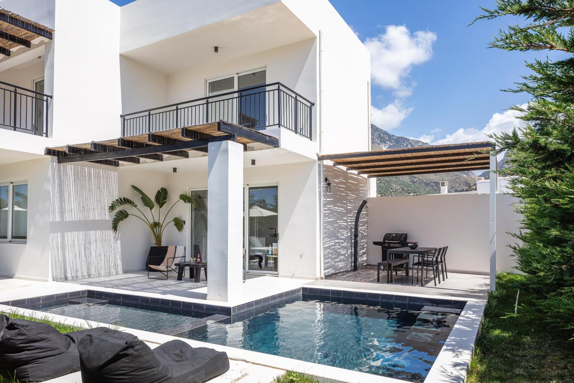 Modern Villa Casa Filo Verde With Private Pool & Bbq,200M From The Beach Plakias Exterior foto