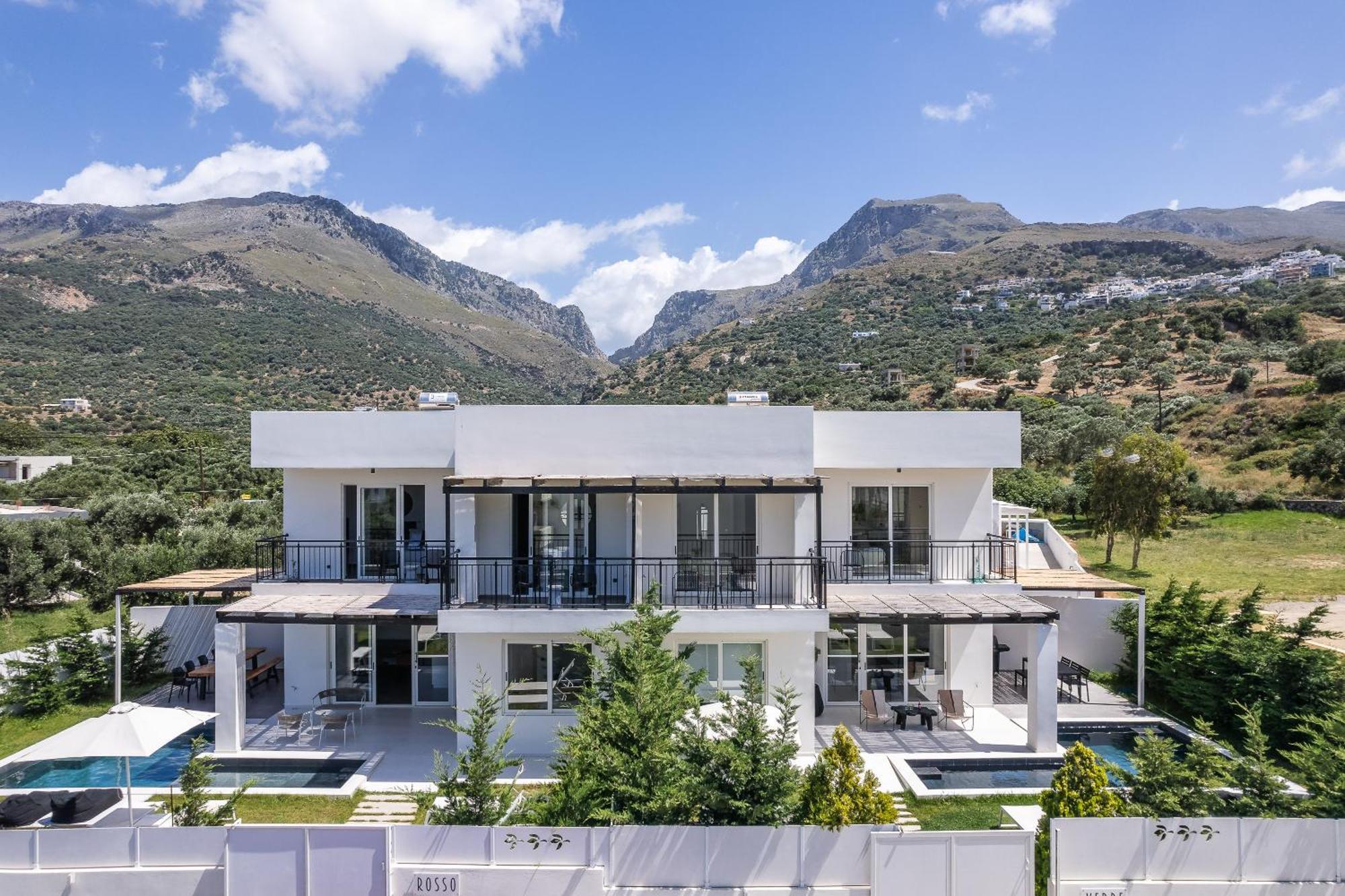 Modern Villa Casa Filo Verde With Private Pool & Bbq,200M From The Beach Plakias Exterior foto