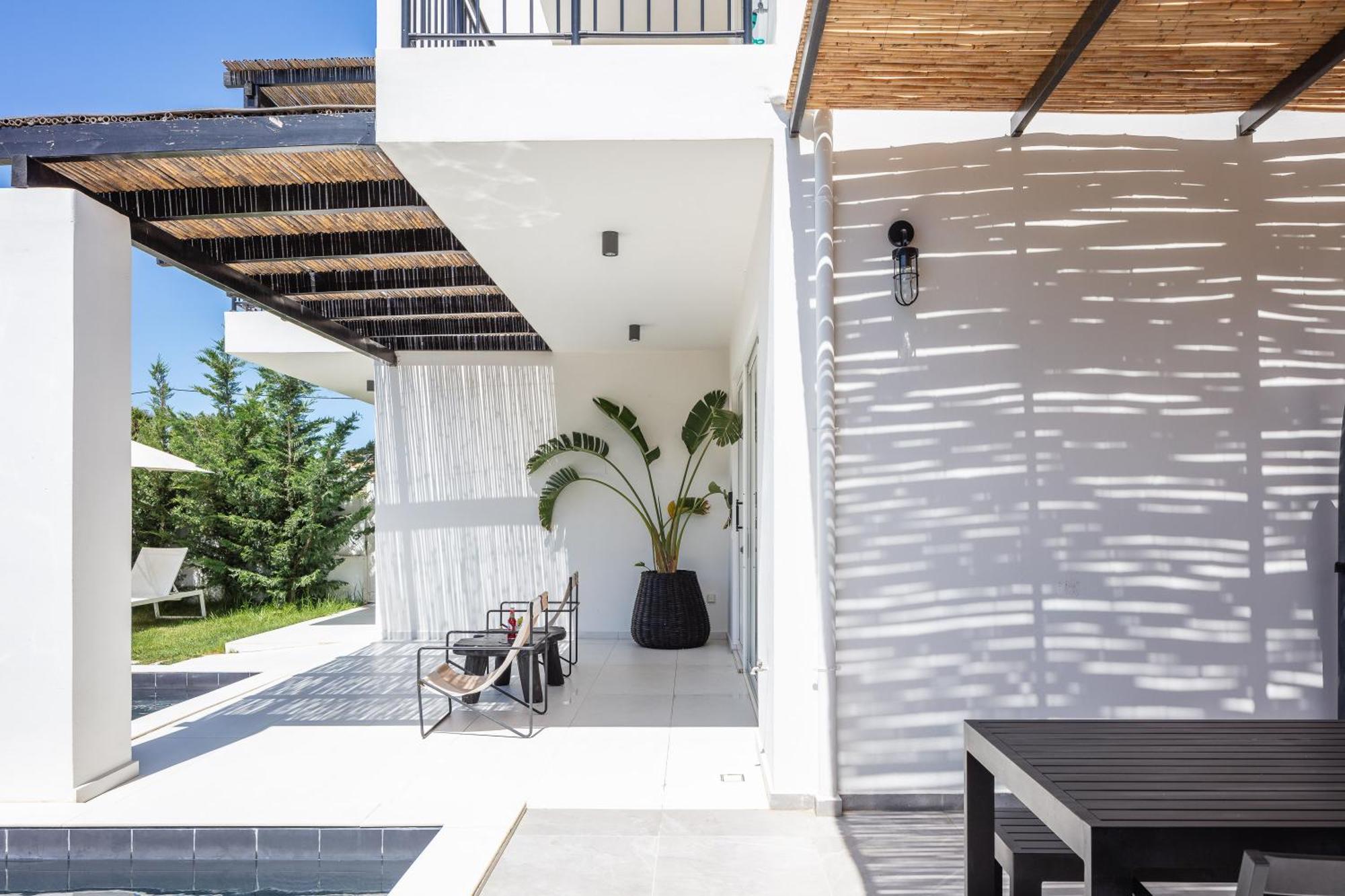 Modern Villa Casa Filo Verde With Private Pool & Bbq,200M From The Beach Plakias Exterior foto